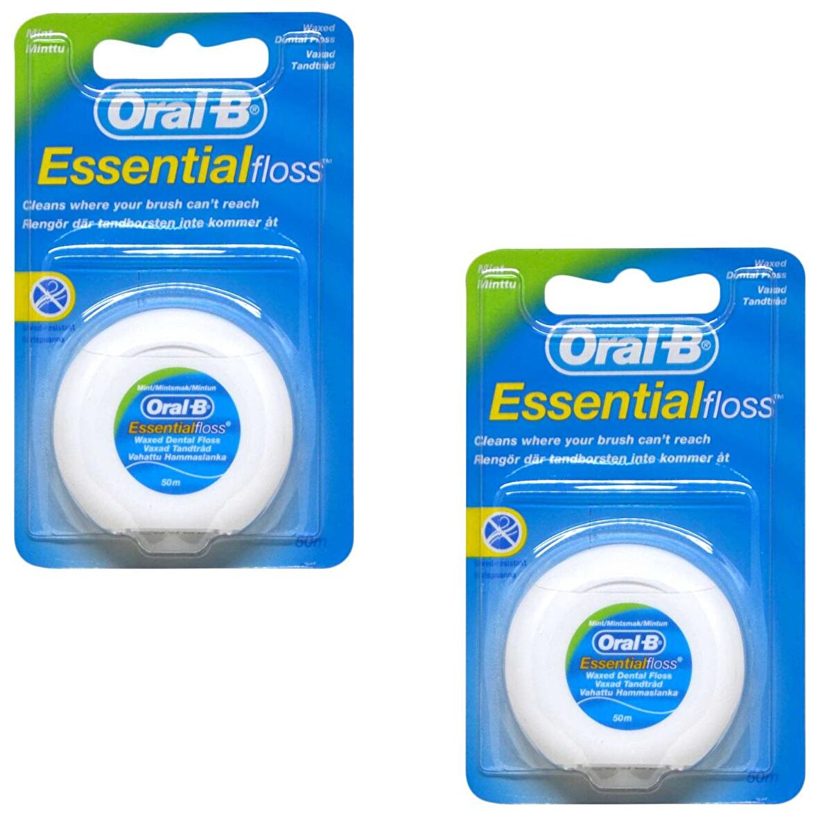 Oral-B EssentialFloss Naneli Diş İpi 50 m 2 ADET