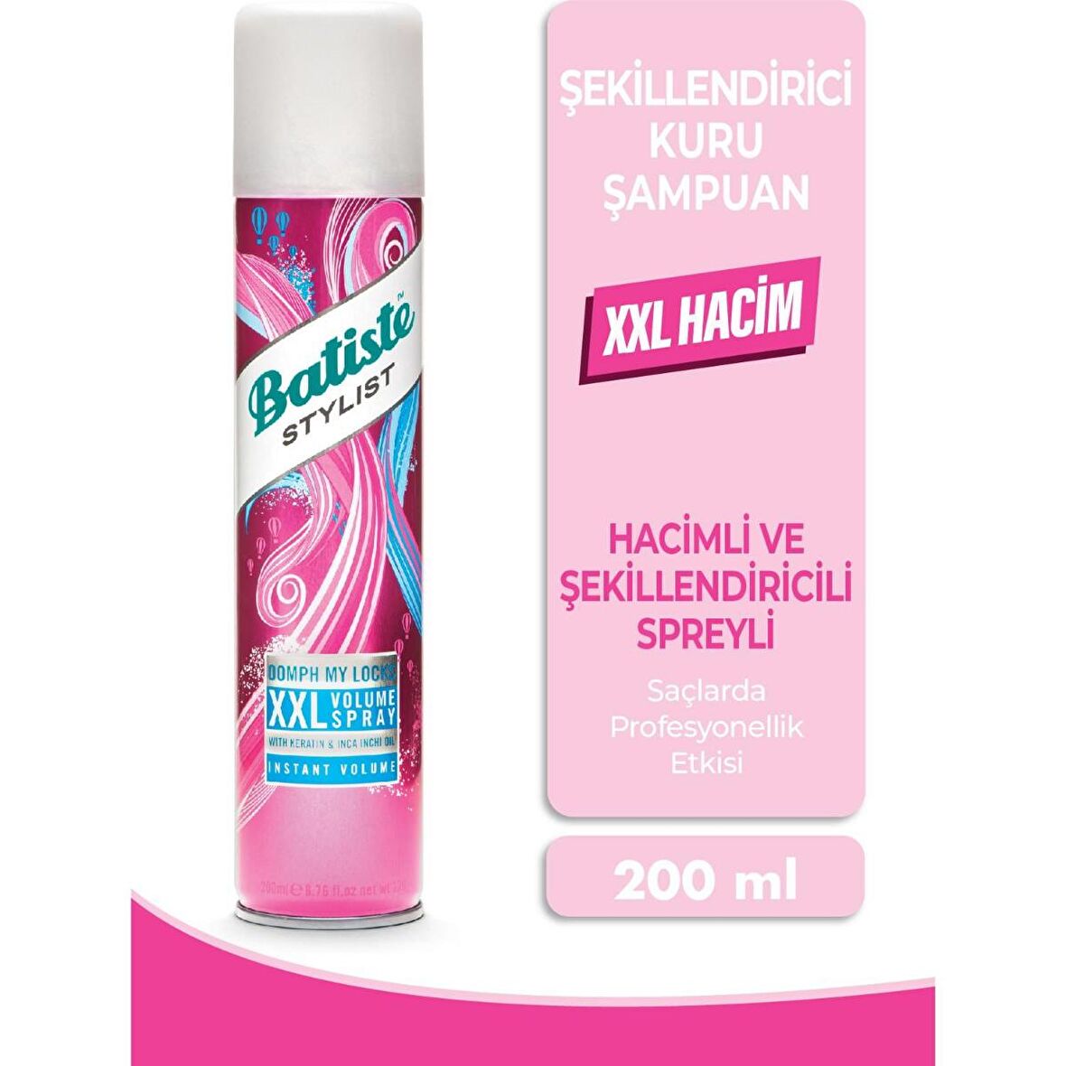 Batiste Stylist Tüm Saçlar İçin Hacim Verici Kuru Şampuan 360 ml