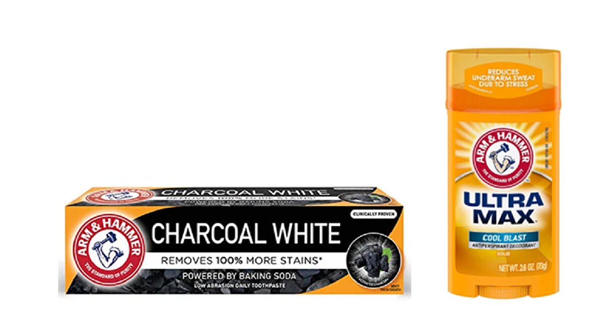 Arm&Hammer White Kömür Beyazlatıcı Diş Macunu 75Ml+Ultra Max Cool Blast Antiperspirant Stick 73 Gr