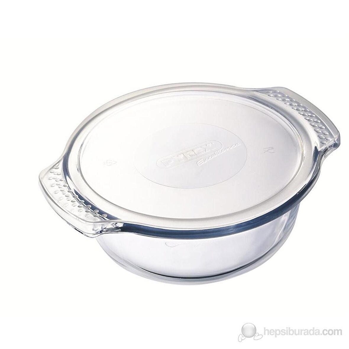 Pyrex 108A000/7143 Yuvarlak Tencere,2,1 Litre