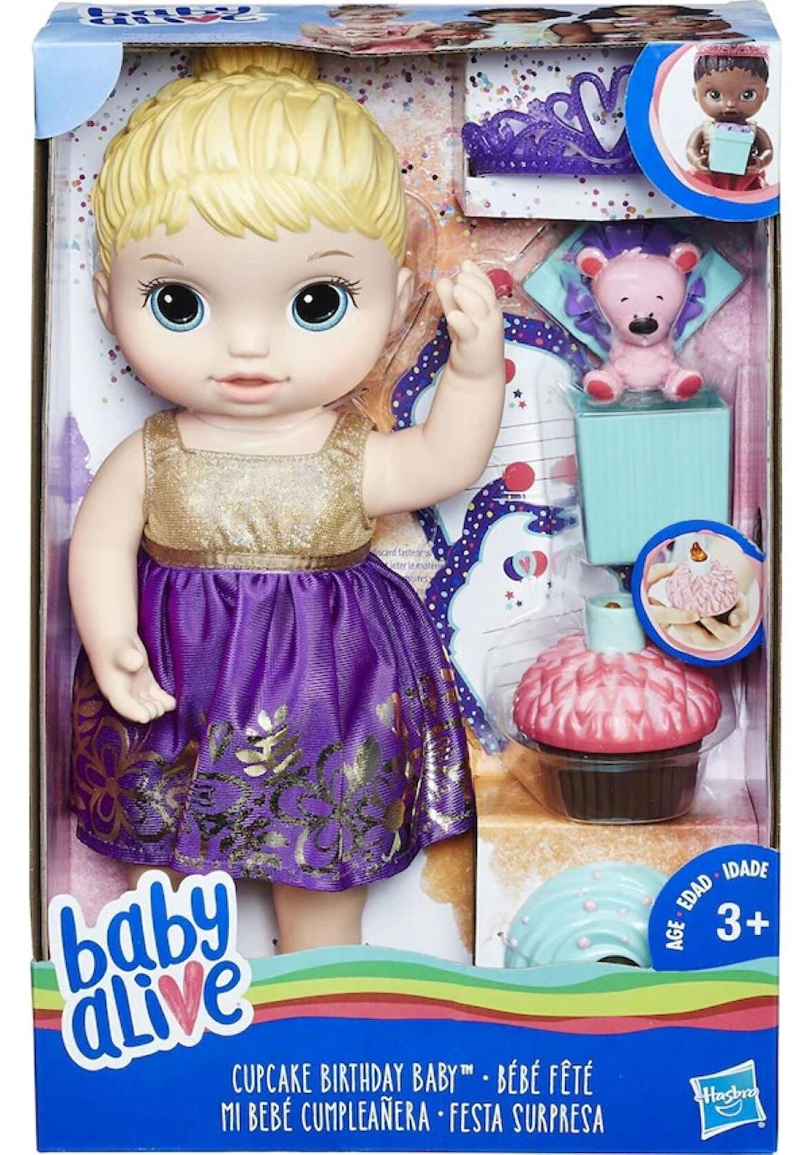 Hasbro Baby Alıve Cupcake Bırthday Baby Doğum Günü Bebeğim