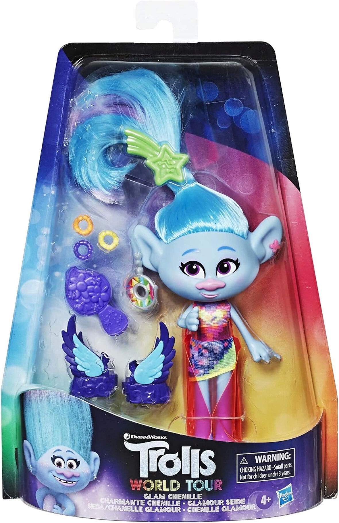 DreamWorks Trolls Glam Chenille Moda Bebek - 15 cm