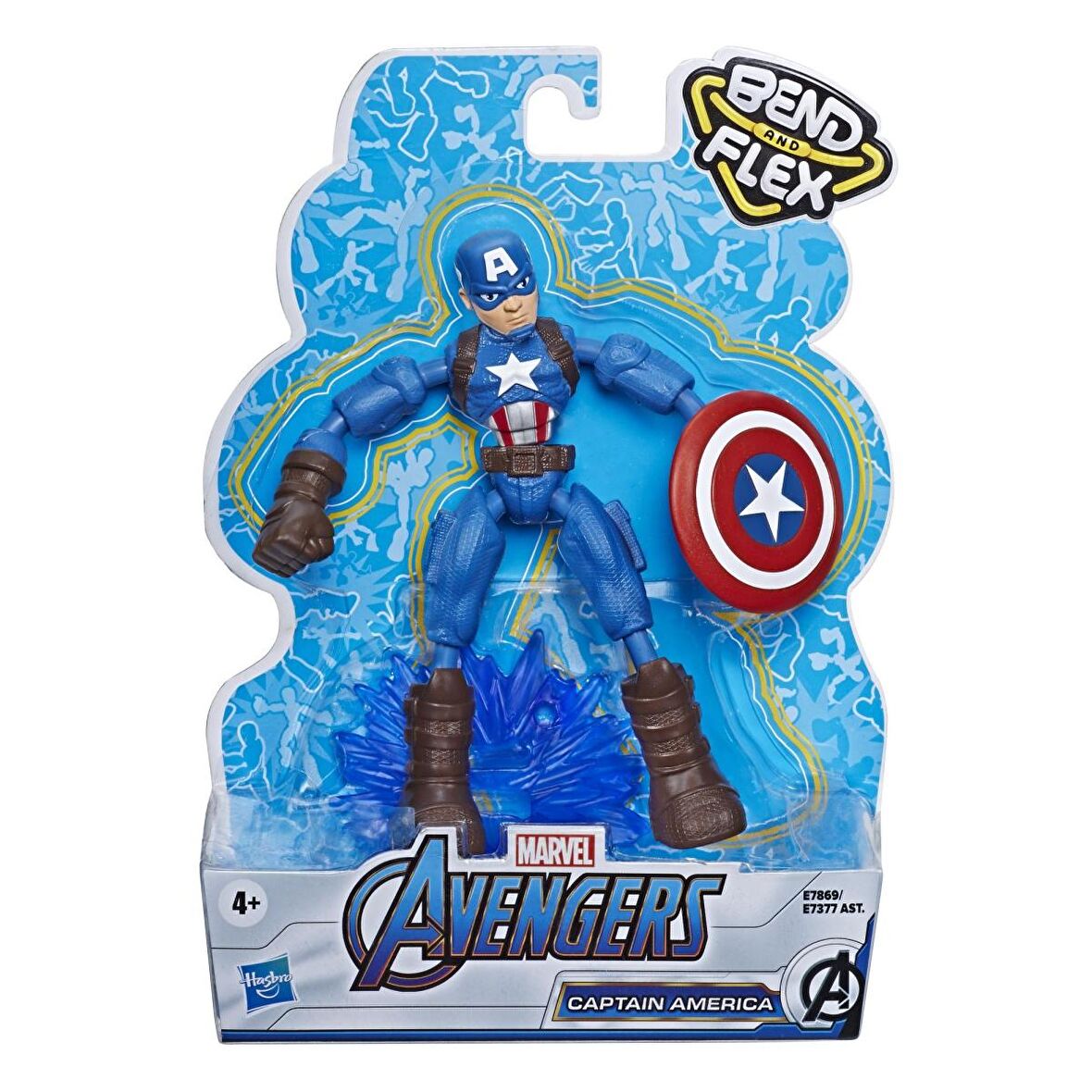 Marvel Avengers Avengers Bend & Flex Captain America E7377