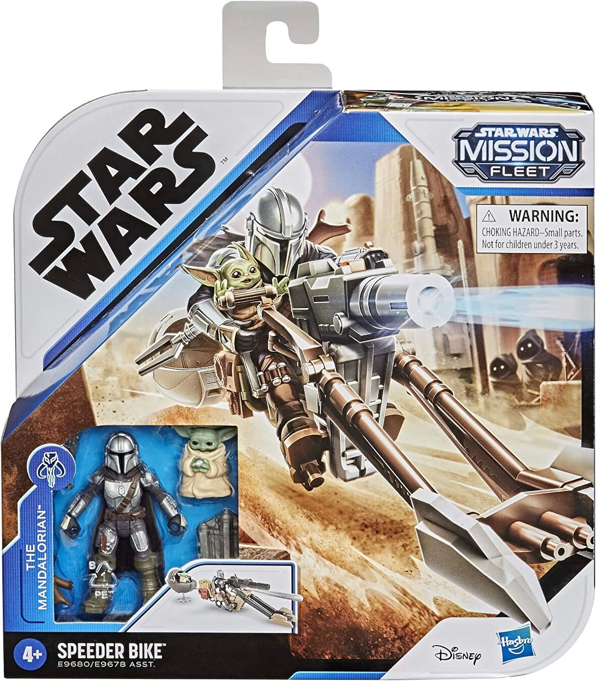 Hasbro Star Wars Mission Fleet Mandalorian figür ve araç - 6 cm