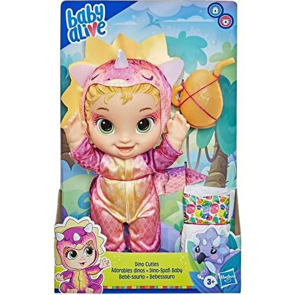 Baby Alive Dıno Cuties F0933 Lisanslı Ürün