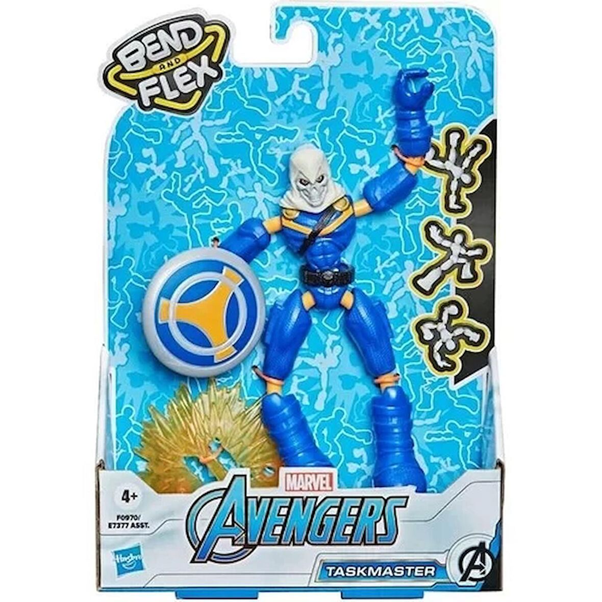 Avengers Bend And Flex Taskmaster Action Figure F0970 E7377