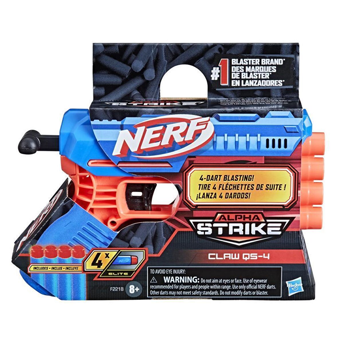 Nerf Alpha Strike Claw QS-4 F2218 Lisanslı Ürün