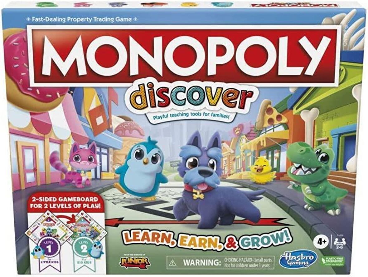 Monopoly Discover İlk Monopoly Oyunum F4436 Lisanslı Ürün