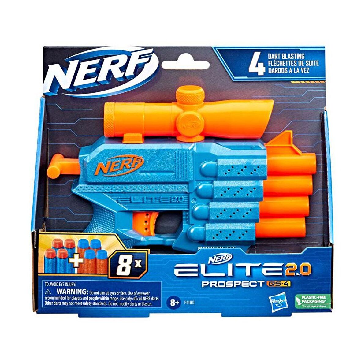 Nerf Elit 2.0 Prosoect QS 4 F4190 Lisanslı Ürün