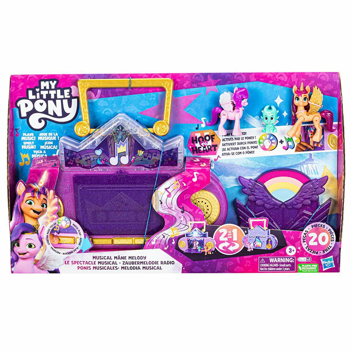 F3867 Mane Melody Oyun Seti - Müzikli ve Işıklı - My Little Pony +3 yaş