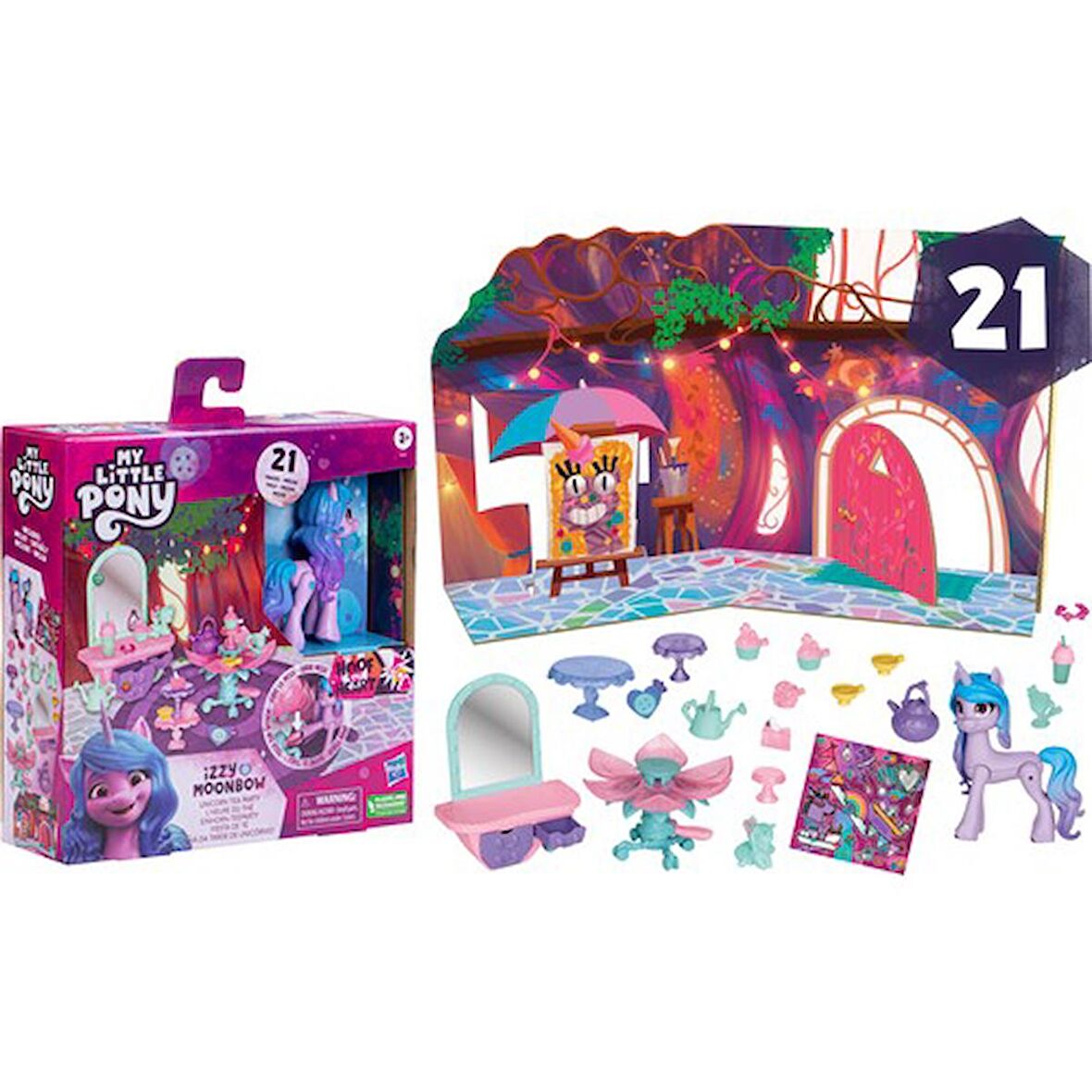 My Little Pony Izzy Moonbow Unıcorn Çay Partisi F6112 Lisanslı Ürün