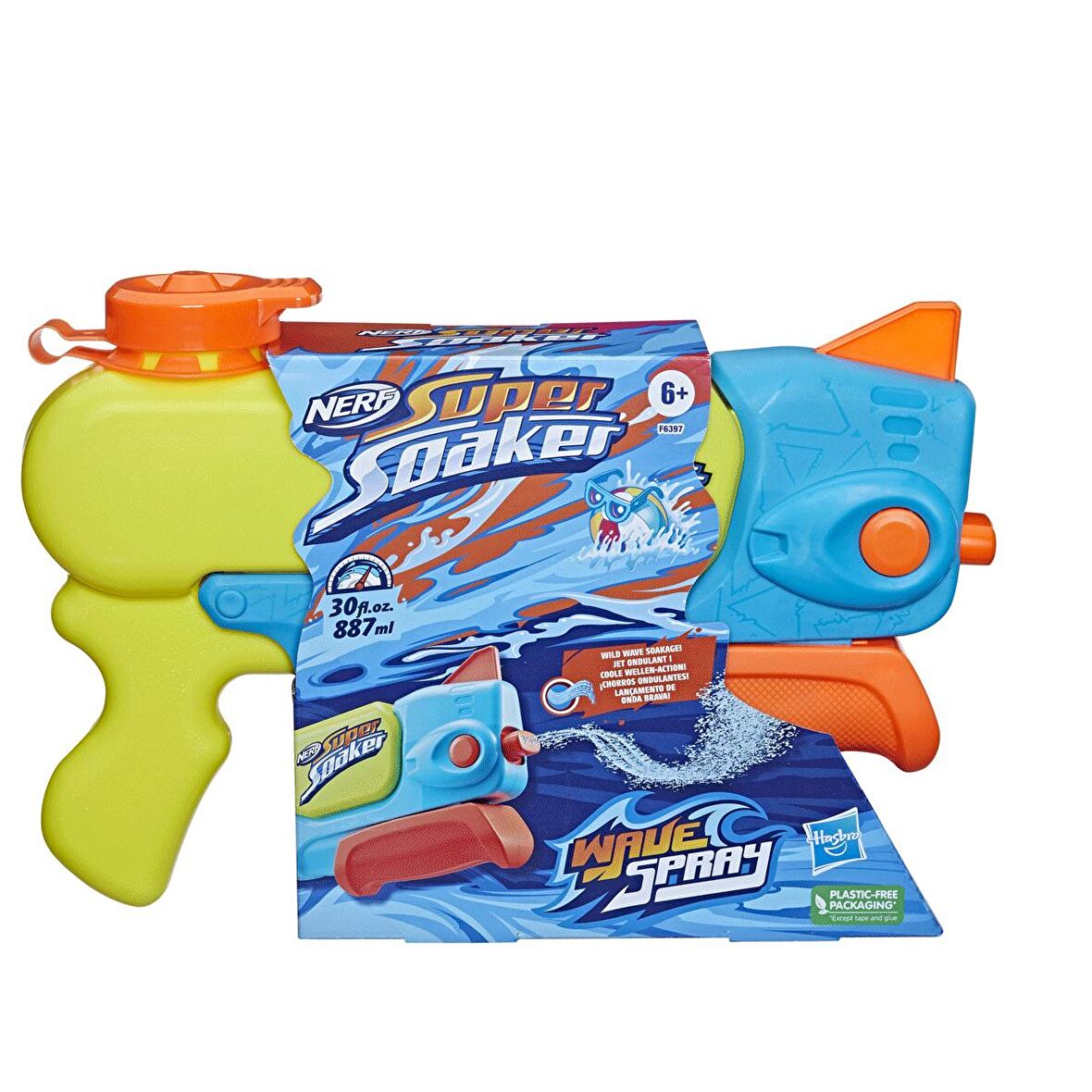 F6397 Nerf Super Soaker Wave Spray +6 yaş