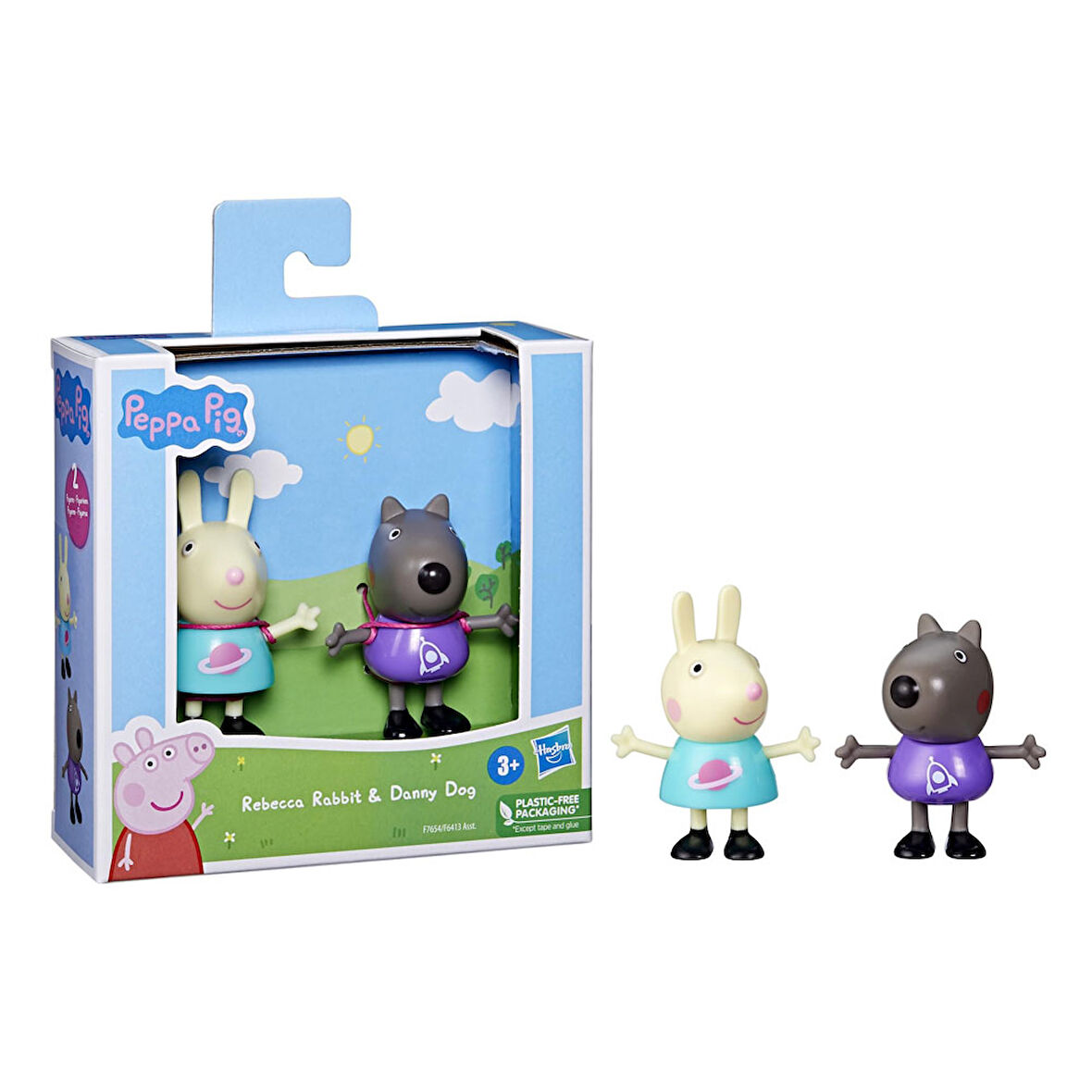 Peppa Pig Peppa'nın En İyi Arkadaşlari Oyun Seti Rebecca And Danny F6413-F7654