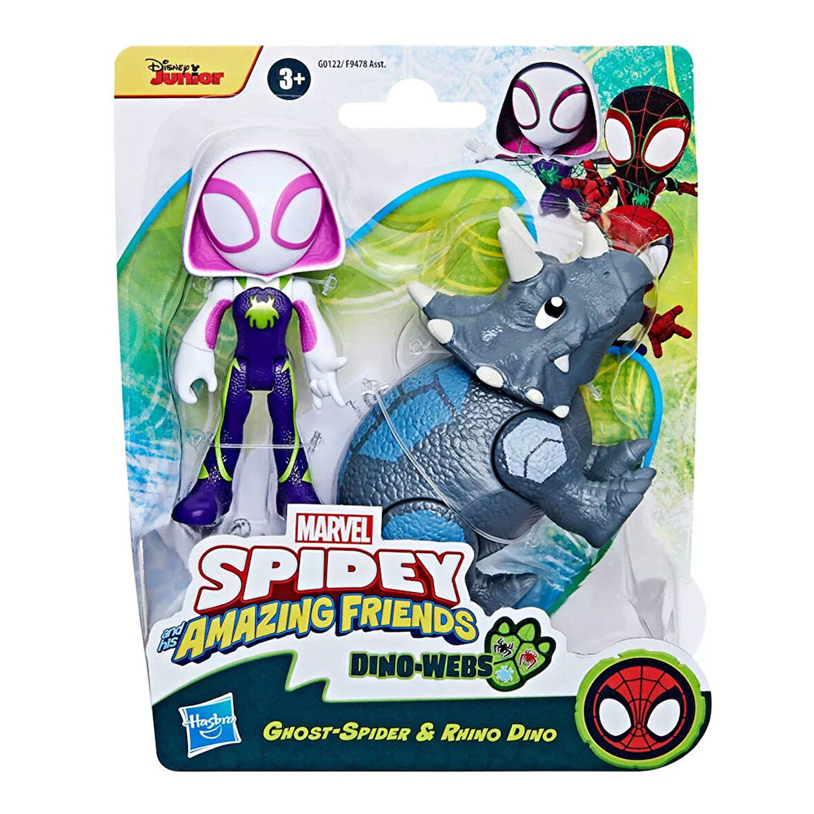 Spidey And His Amazing Friends Dino Webs Figür Ghost F9478-G0122
