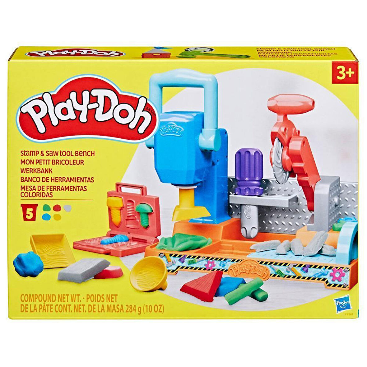 Play-Doh Damga ve Testere Aleti Tezgahı F9141