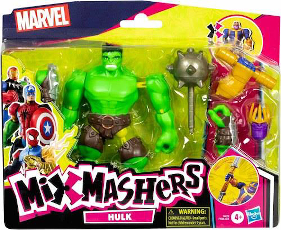 Marvel Mix Mashers Hulk Figür F9266 F9270