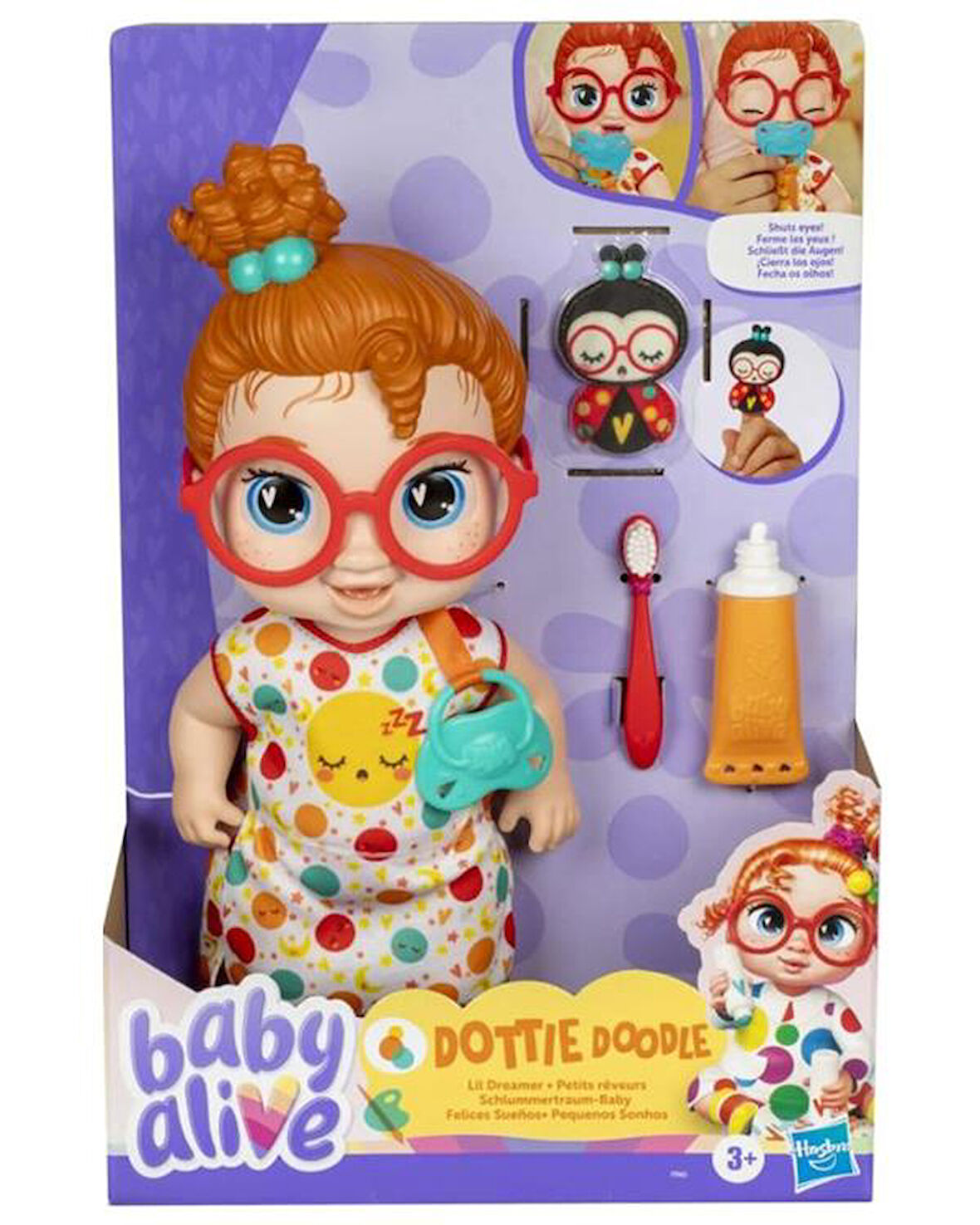 Baby Alive Kızıl Saçlı Uykucu Bebeğim F9965