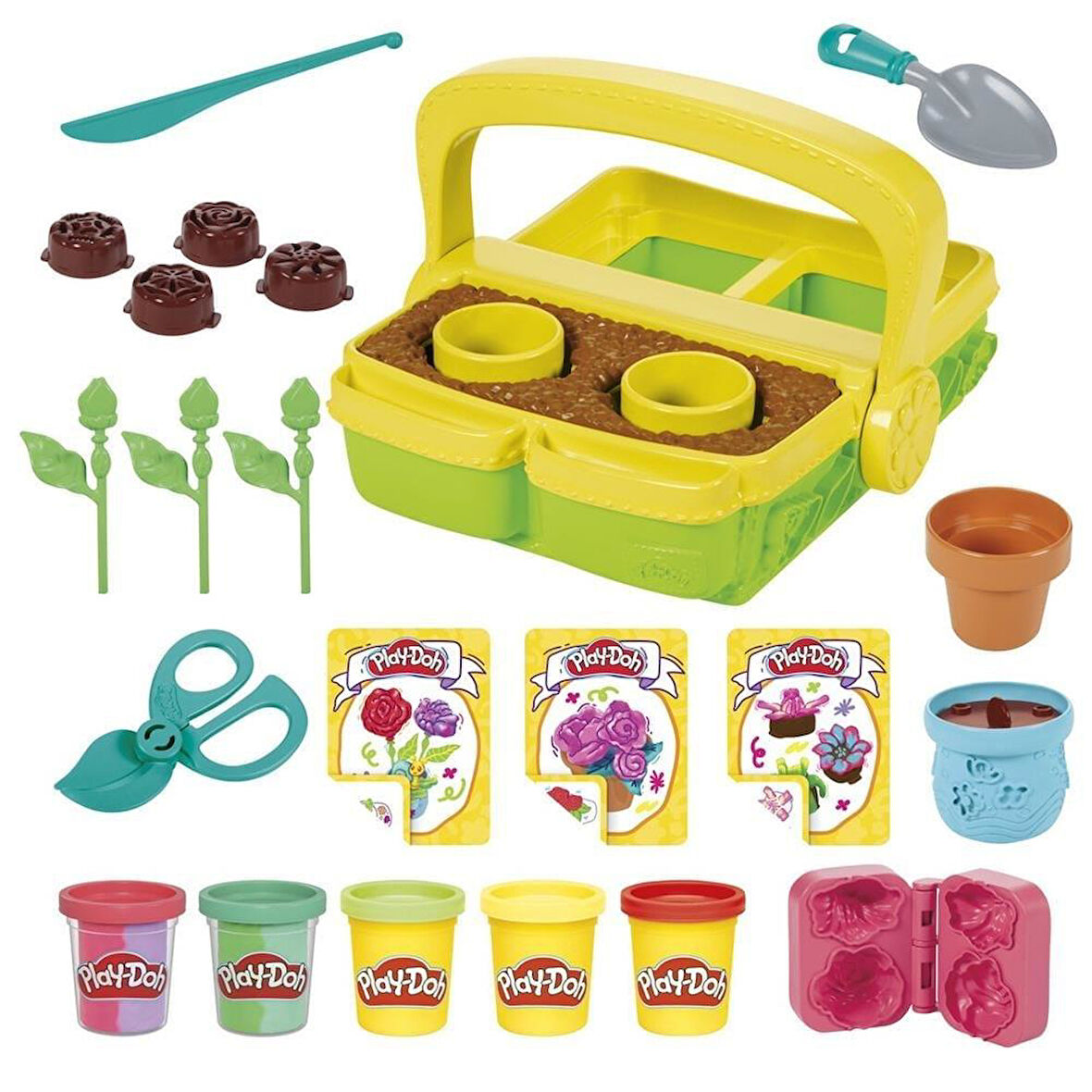 PLAY DOH RENKLİ ÇİÇEKLER BOTANİK OYUN SETİ G0492