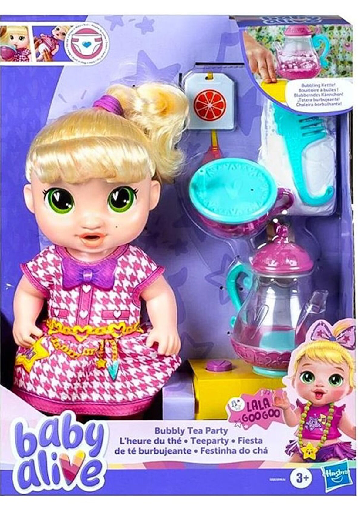Baby Alive Fokurdayan Çay Partisi Lala G0608 Lisanslı Ürün