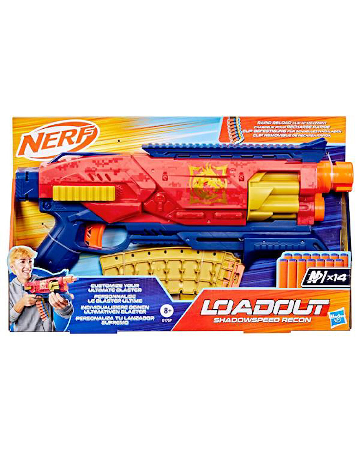 Hasbro Nerf Loadout Shadowspeed Recon Dart Fırlatıcı G1759