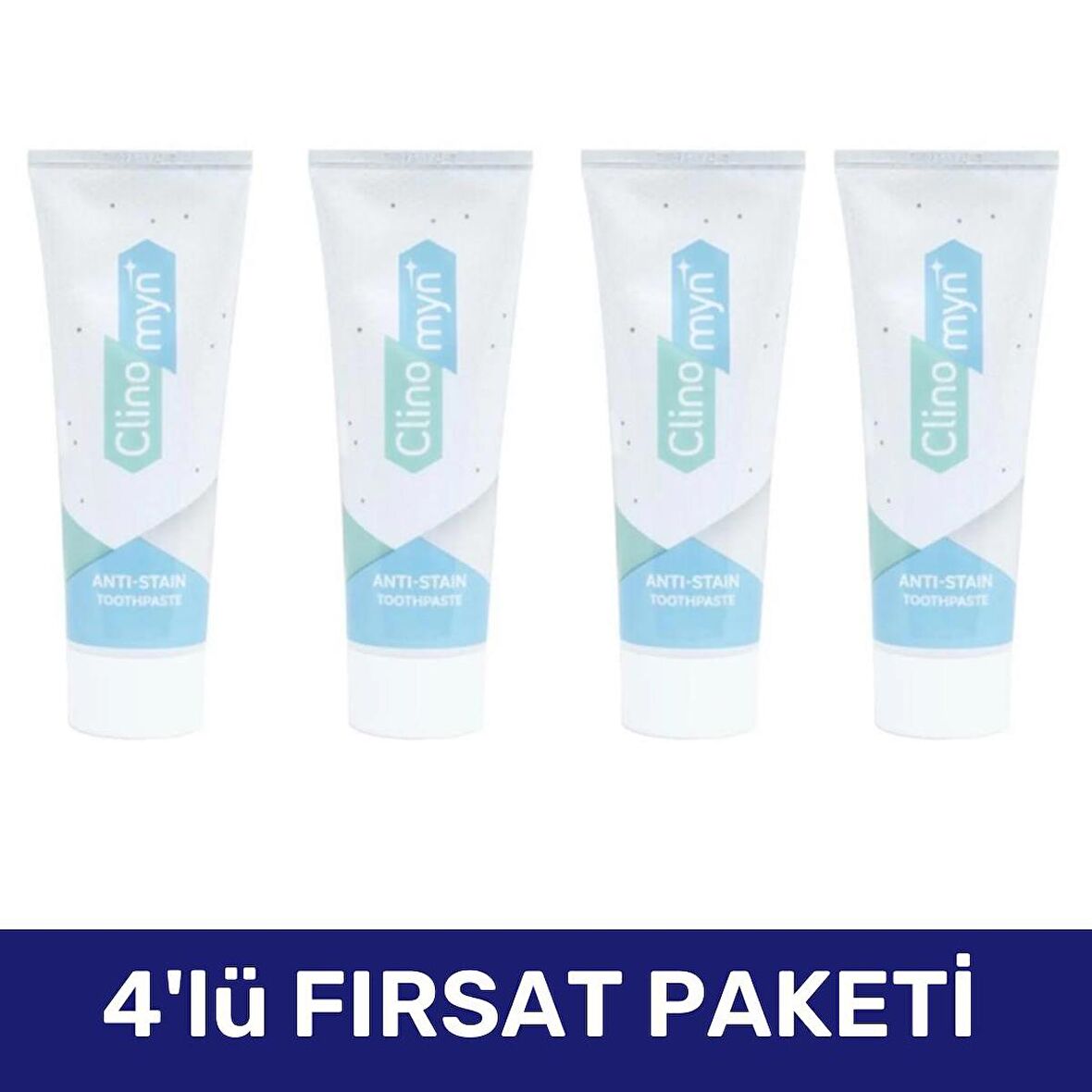 Clinomyn Fresh Temizle Parlat Jel Diş Macunu 75 ml - 4 Adet