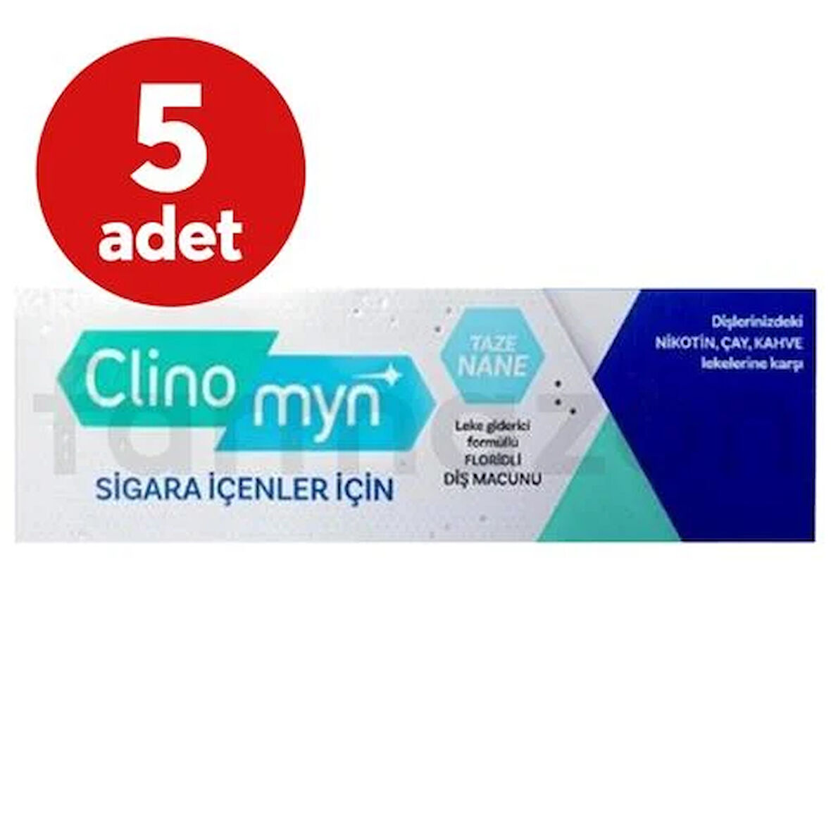 Clinomyn Diş Macun 75Ml Smokers X5 ADET