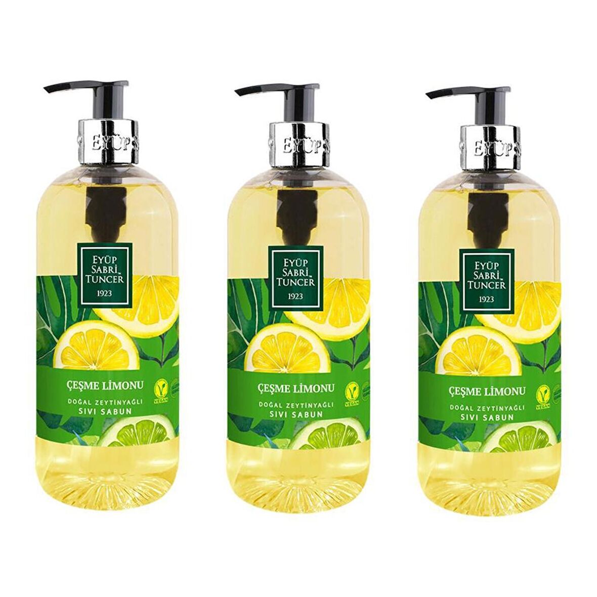 Eyüp Sabri Tuncer Sıvı Sabun Çeşme Limonu 500 Ml X 3 Adet