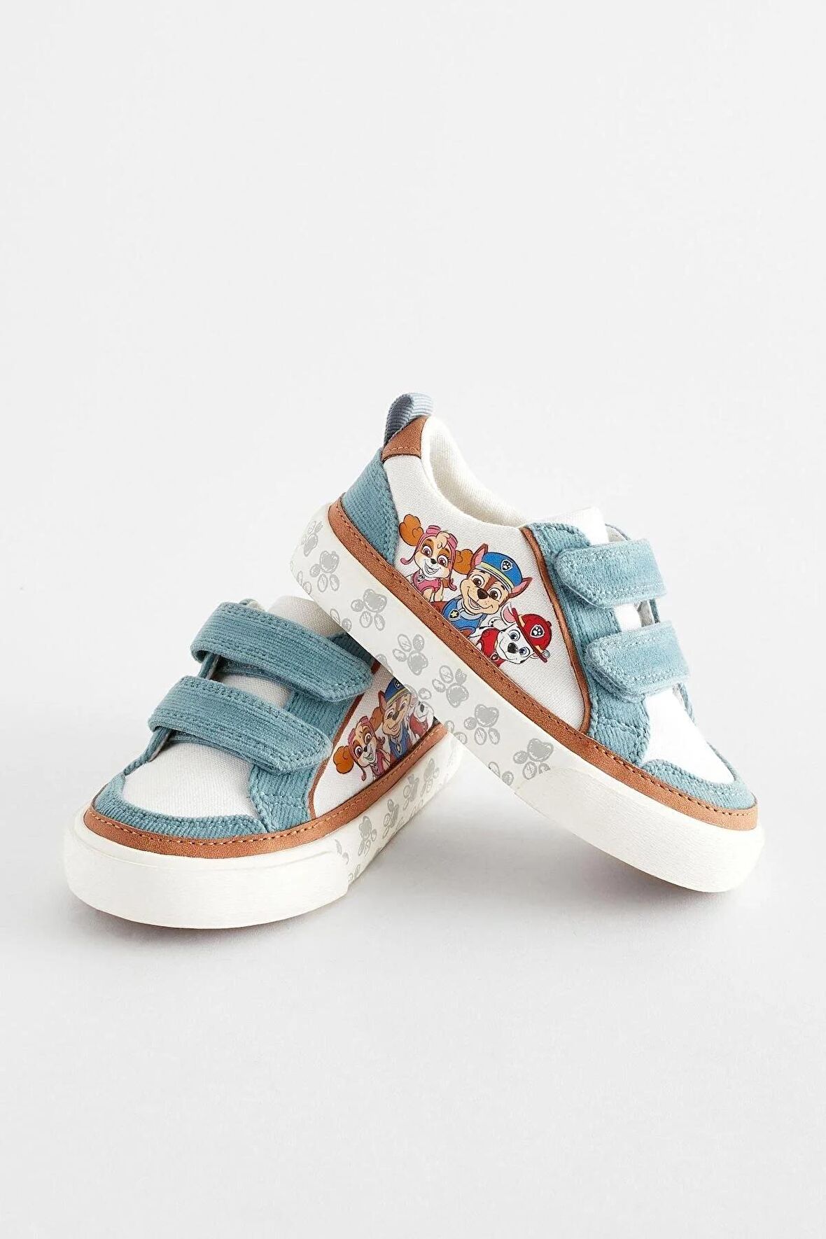 Çocuk Paw Patrol Lisans Baskılı Denim Jean Görünümlü Cırt Cırtlı Spor Ayakkabı