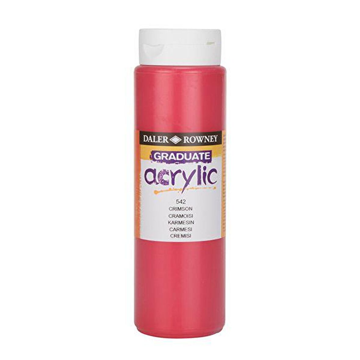 Daler Rowney Graduate Akrilik Boya 500ml 542 Crimson
