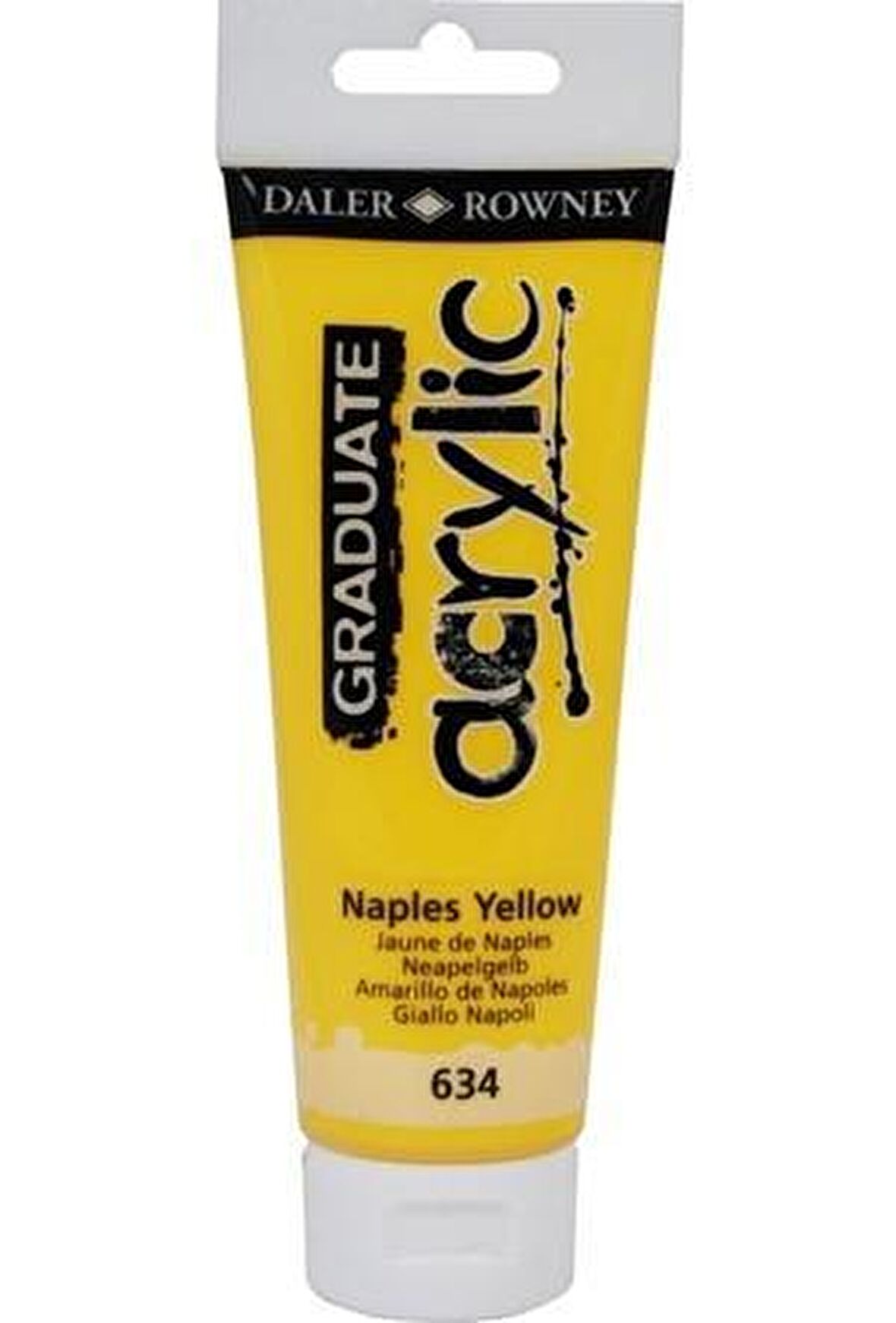 Daler Rowney Graduate Akrilik Boya 120ml Naples Yellow (634)