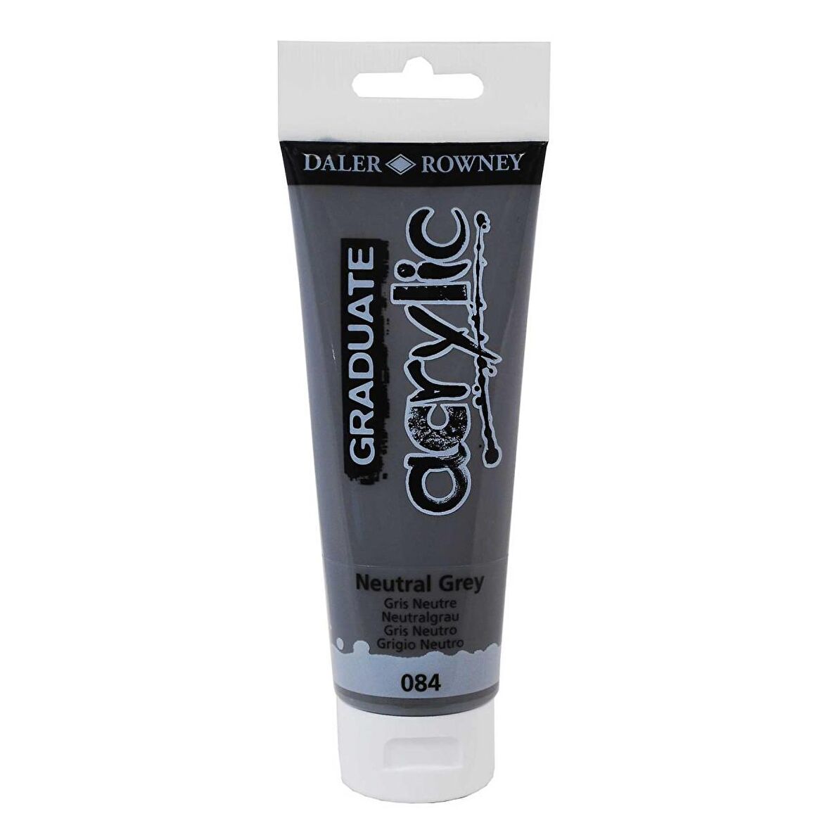 Daler Rowney Graduate Akrilik Boya 120ml Neutral Grey (084)