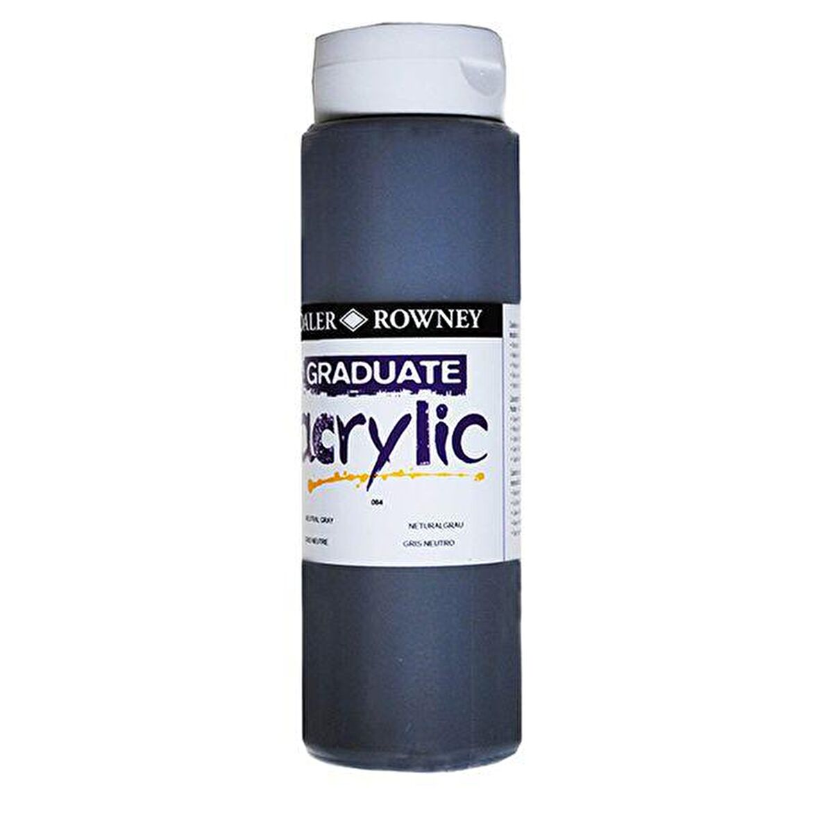 Daler Rowney Graduate Akrilik Boya 500ml 084 Neutral Grey
