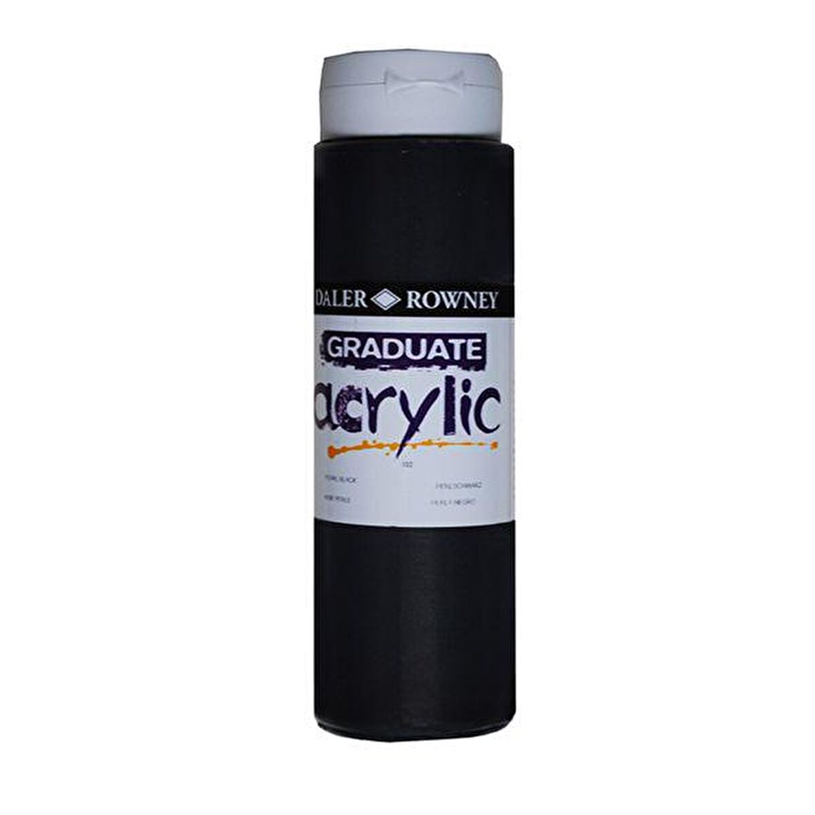 Daler Rowney Graduate Akrilik Boya 500ml 032 Pearl Black