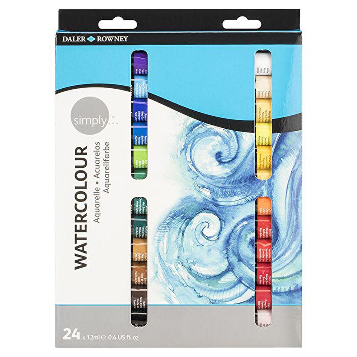 Daler Rowney Simply Watercolour Tüp Sulu Boya 24lü Set 134500124