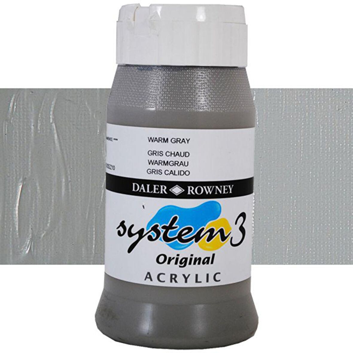 Daler Rowney System 3 Akrilik Boya 500ml 078 Warm Grey