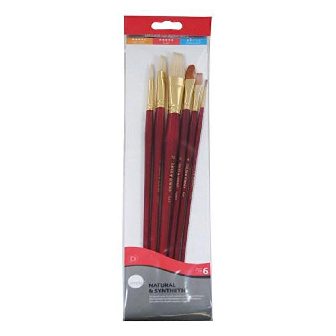 Daler Rowney Simply Natural Synthetic 6lı Fırça Seti 216 940 600