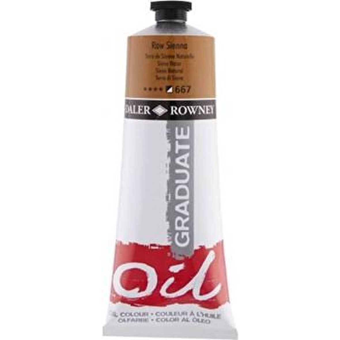 Daler Rowney Graduate Yağlı Boya 200ml 667 Raw Sienna