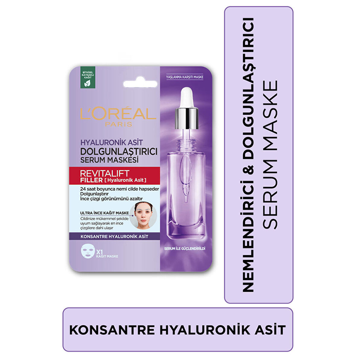 L'Oréal Paris Revitalift Filler Dolgunlaştırıcı Serum Maske