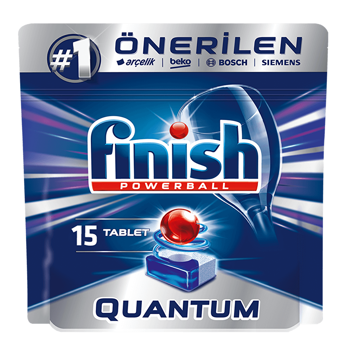 Finish Quantum 15 Yıkama Tablet Bulaşık Makinesi Deterjanı 15 Adet 