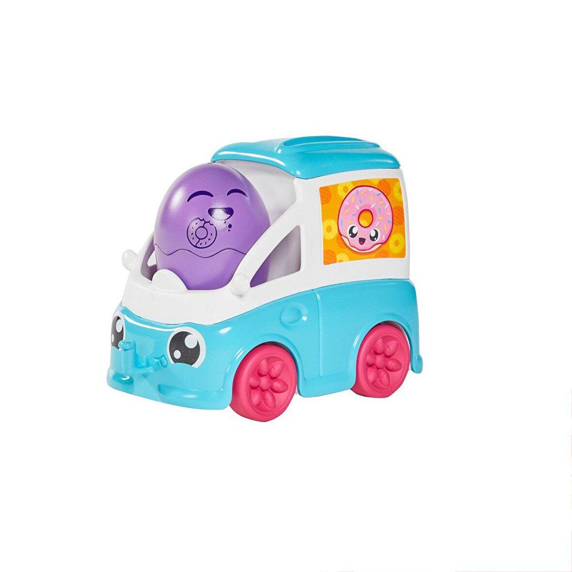 73095 Tomy, Yumurta Kamyonu, Fill & Pop Doughnut Truck -  Fill & Pop Ice Cream Van, 2 asorti 12-36 ay