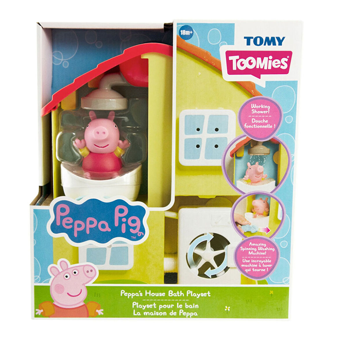 Tomy Peppa'nın Banyo Oyun Evi Seti E73415