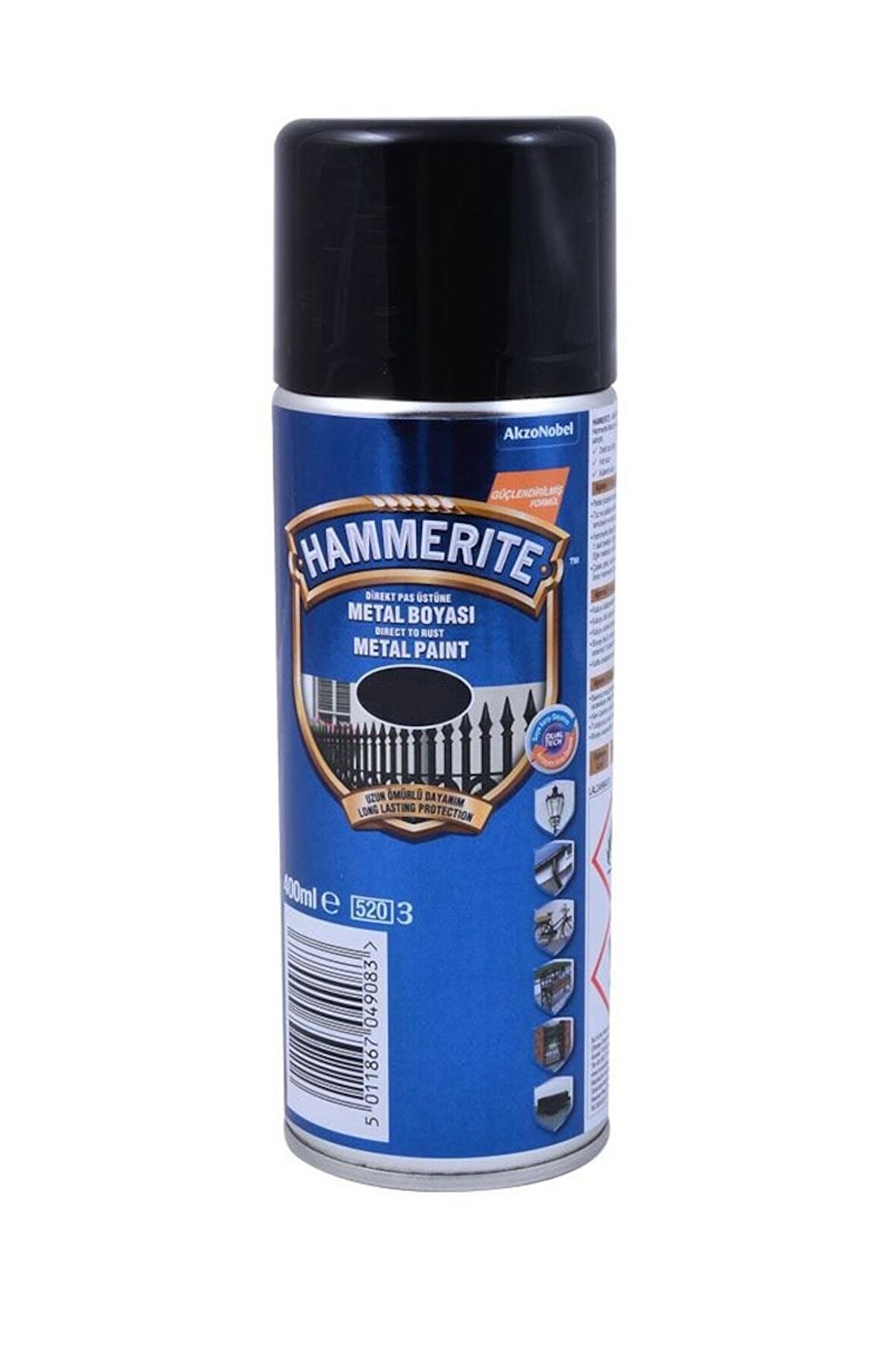 Hammerite Pürüzsüz Sprey Boya 400 Ml.-Beyaz