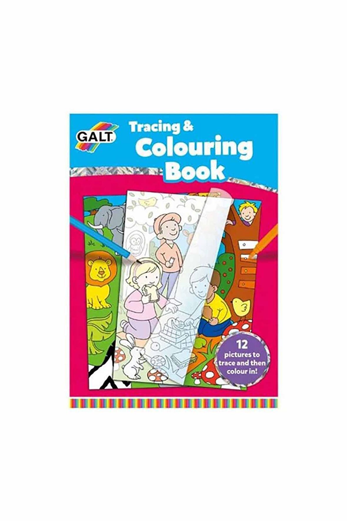 Galt Tracing & Colouring Book 5 Yaş+