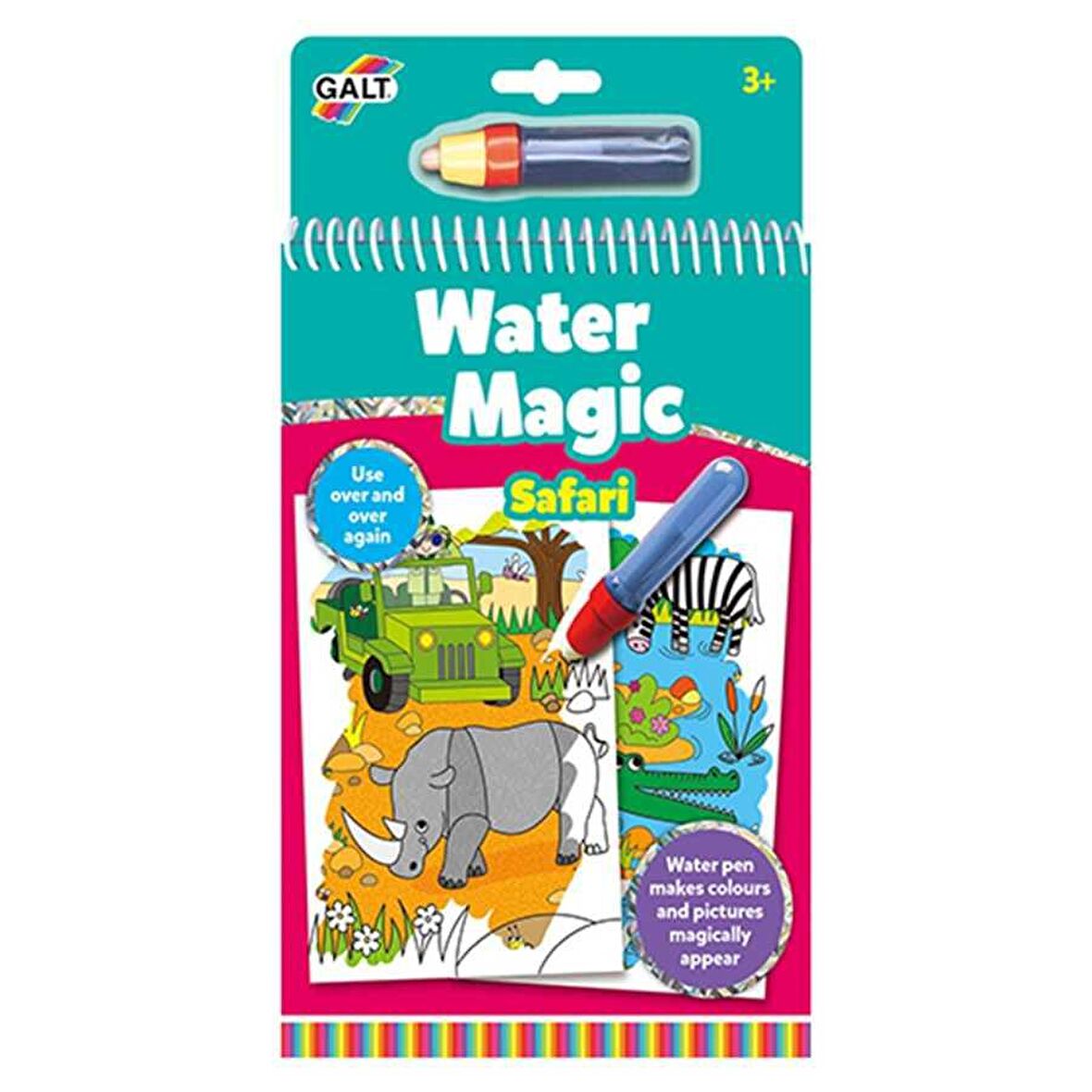 Galt Water Magic Sihirli Boyama Kitabı- Safari (3 Yaş+)