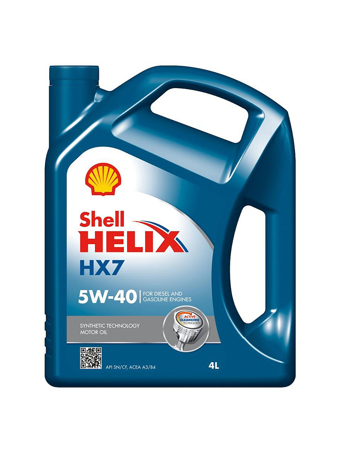 SHELL HELIX HX7 5W-40 Sentetik Motor Yağı 4 Litre