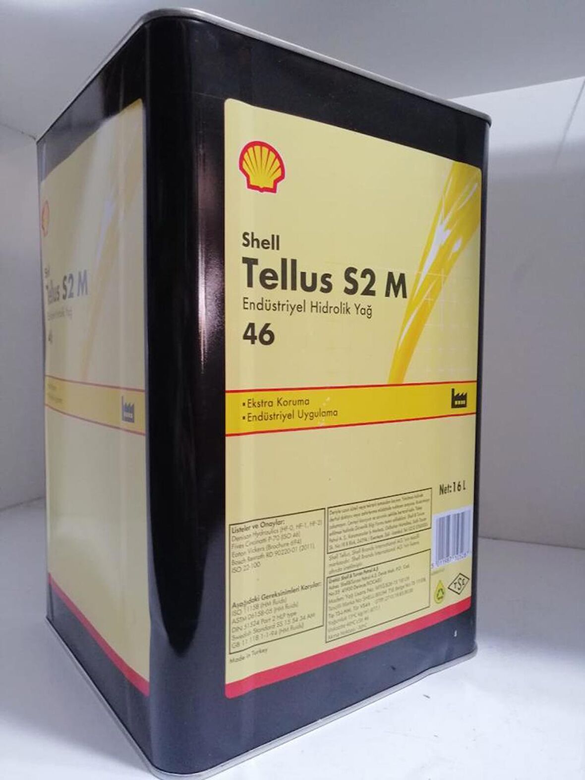 SHELL HİDROLİK YAĞI TELLUS 46 S2M 16 Litre