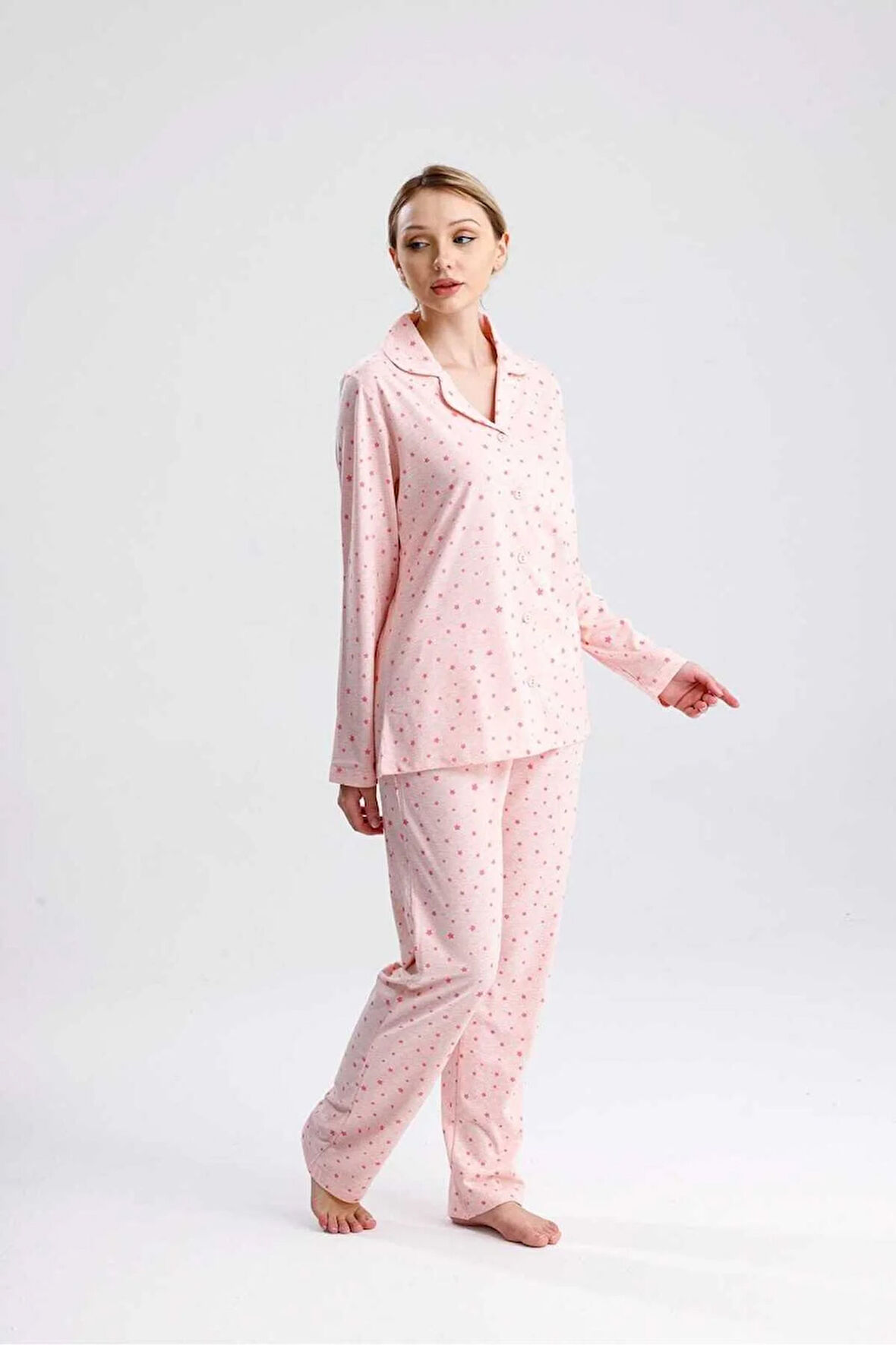 PAMUKLU PİJAMA TAKIMI 5011