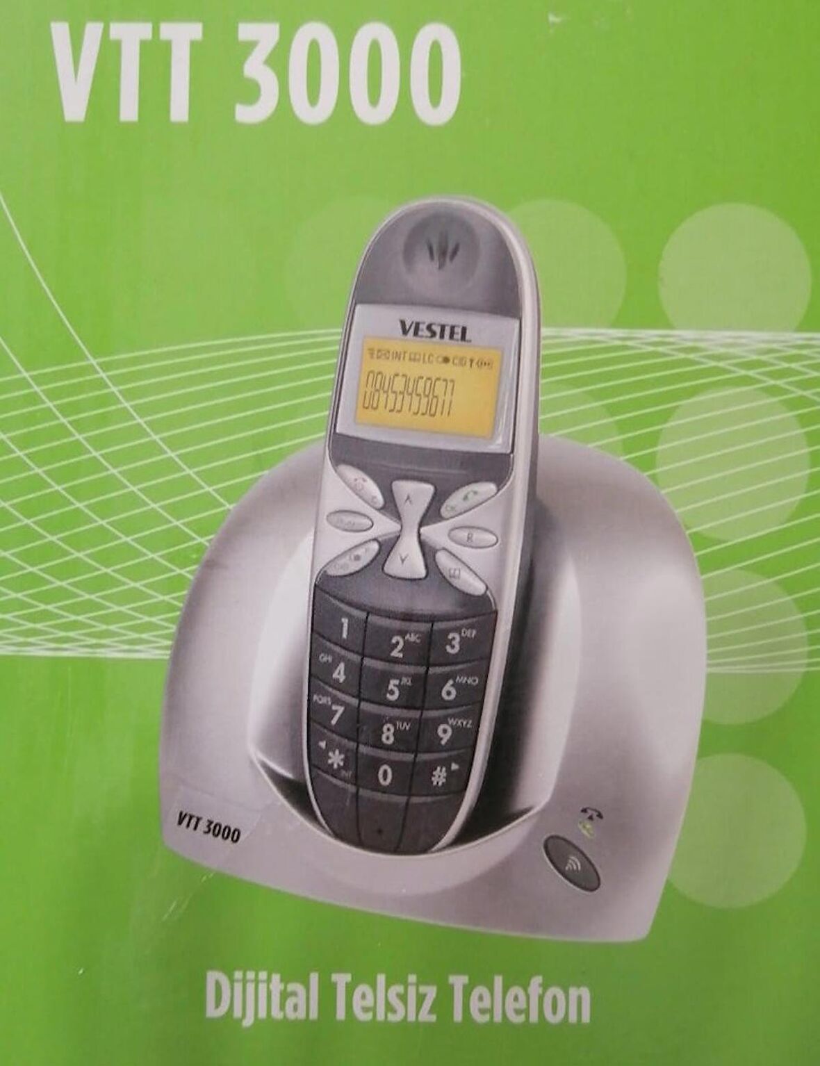 VESTEL  VTT3000 DİJİTAL TELSİZ TELEFON