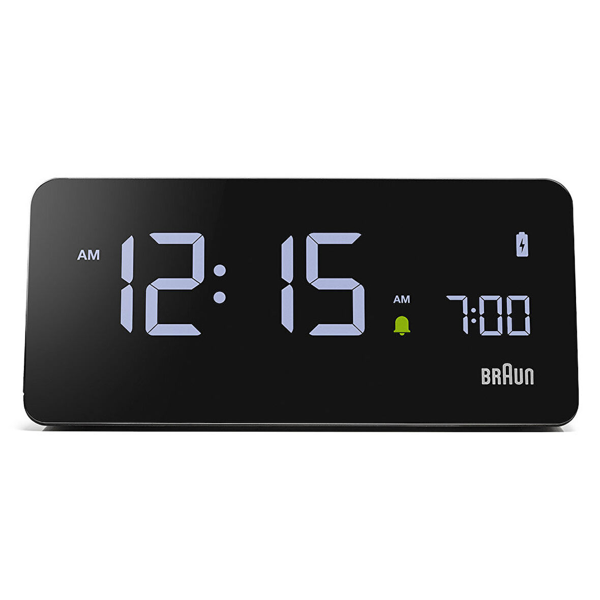 Braun BC21BEU Siyah Dijital Kablosuz Şarjlı Alarmlı Masa Saati