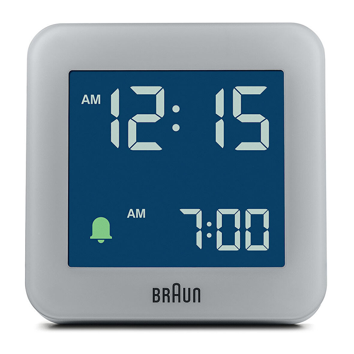 Braun BC09G Gri Dijital Alarmlı Masa Saati